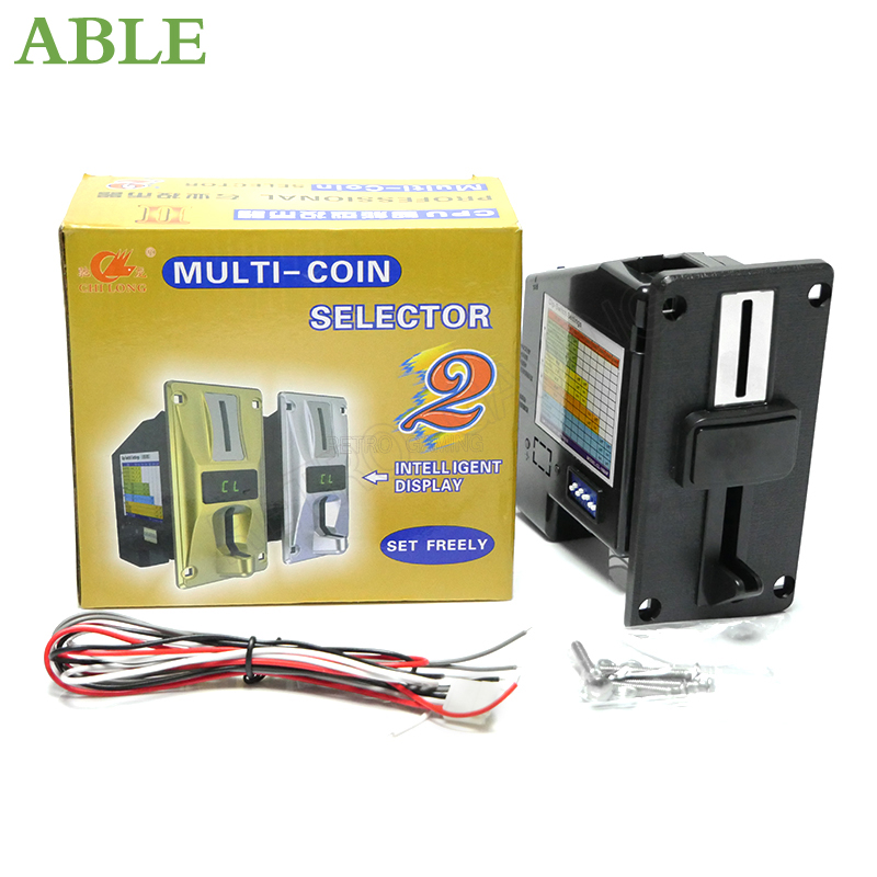Arcade Games Vending - Pemilih Akseptor Koin Multi CL-168 Gulungan