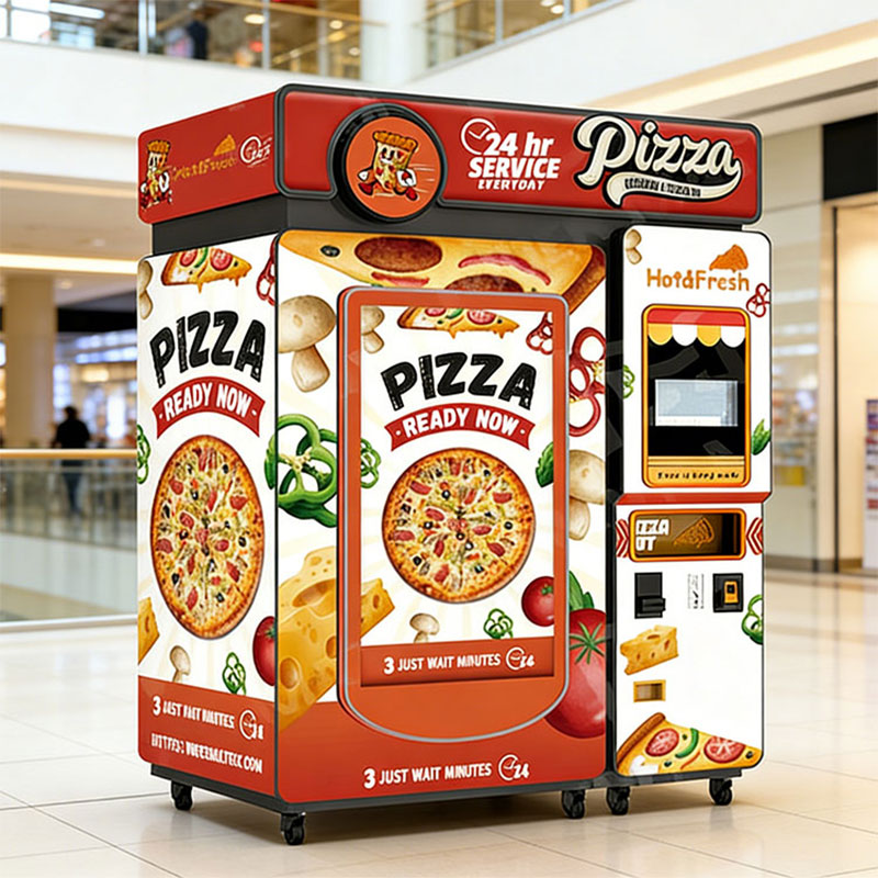 Mesin Penjual Pizza Layar Sent - Commercial Vending Machine ulasan dan harga