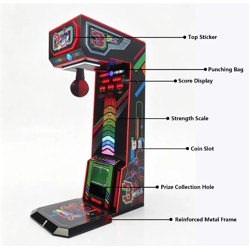 Mesin Simulator Tinju Elektron - Arcade Games & Vending Co ulasan dan harga