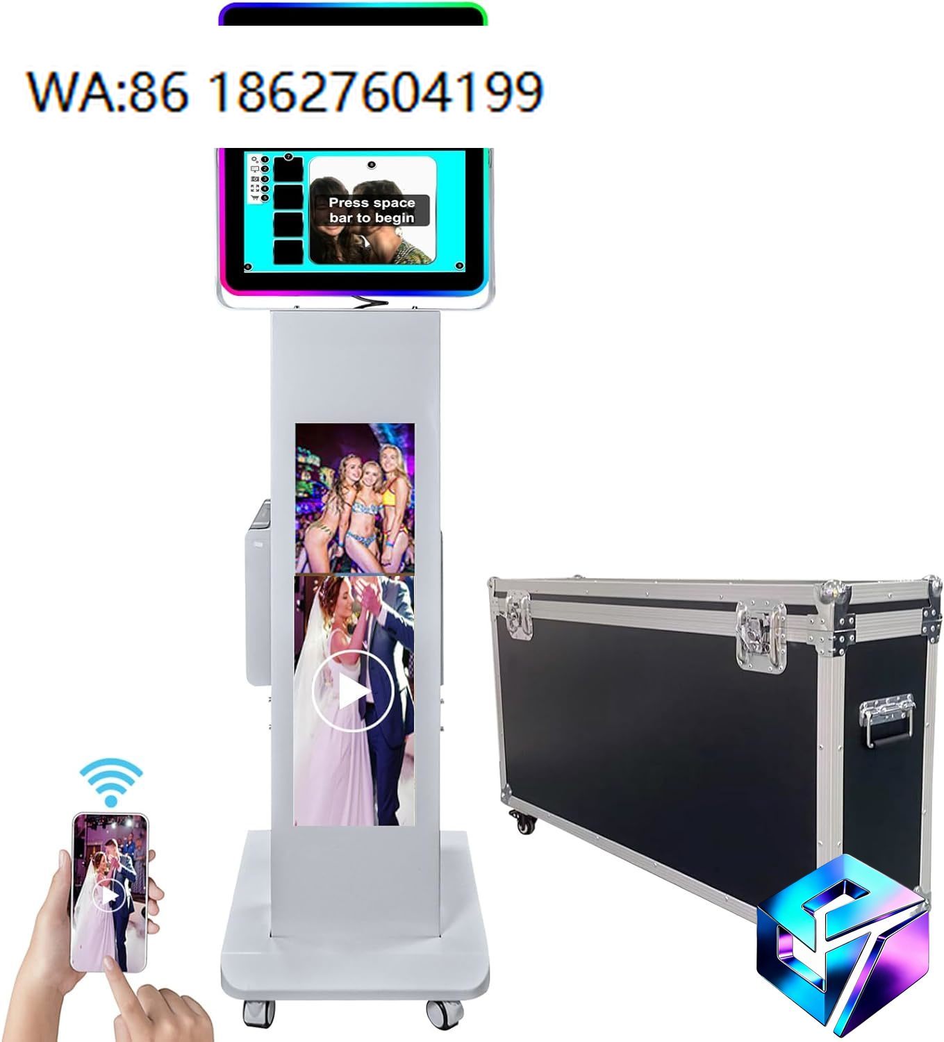 Mesin Photo Booth Layar LCD Po - Photo Booth Machine ulasan dan harga