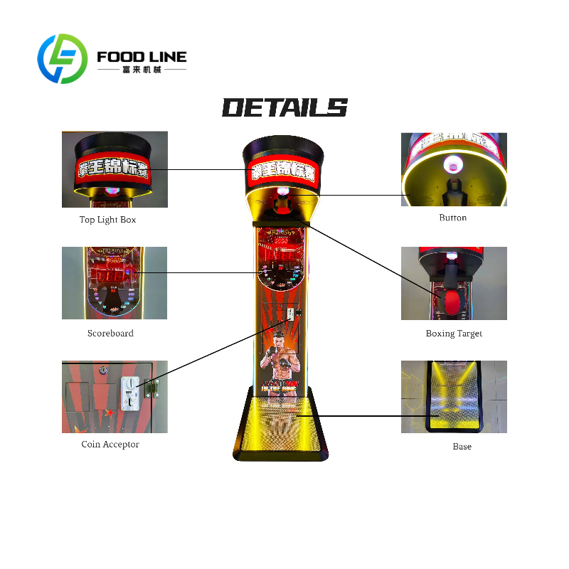 Mesin Permainan Tinju Elektron - Arcade Games Vending ulasan dan harga