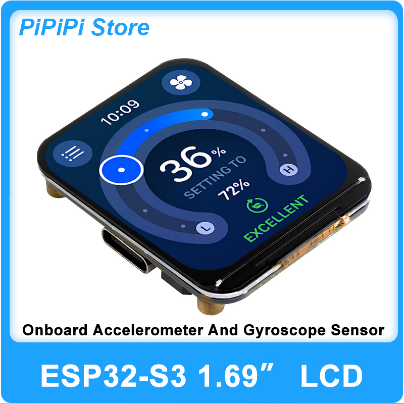 Waveshare ESP32-S3 1.69 Inci P - Arduino Vending Machine Project ulasan dan harga